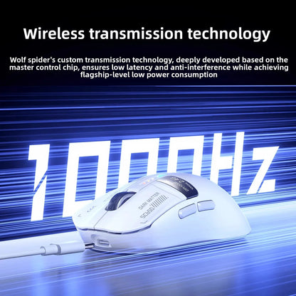 AULA SC650 Wireless Mouse Tri Mode Lightweight Design PAW3311 Sensor 12000dpi 1000Hz gaming mice Customized Pc Accessories gifts