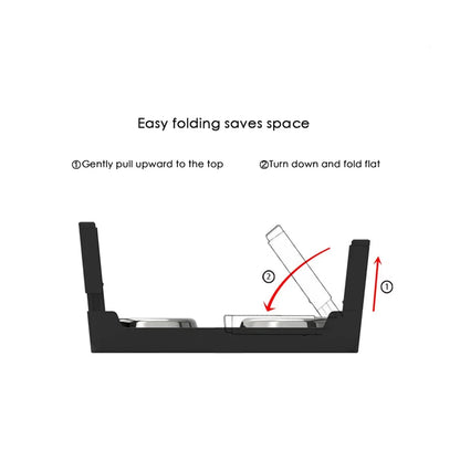 Elevated Dog Feeder Bowls Adjustable Raised Stand with Double Stainless Steel Food Water Bowls Small Medium Large Dogs