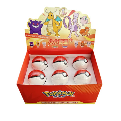 Pokemon Anime Blind BOX Poke Ball Action Figures Gengar Mewtwo Mini Mew Dolls FUNISM Original Genuine Model Ornament Toys Gift