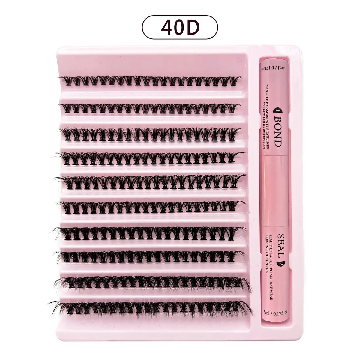 Eyelashes 200 PCS Clusters Lash Bond and Seal Makeup tools DIY Lashes Extension kit for gluing Lashes Gluing Glue Accessories