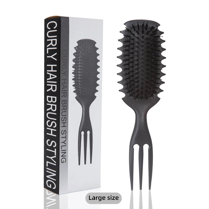 1PC Candy bursh Curly Hair Styling Brush: Defined Curls on Wet Hair- Nylon Bristles Detangling Volumizing Comb for All Hair Type