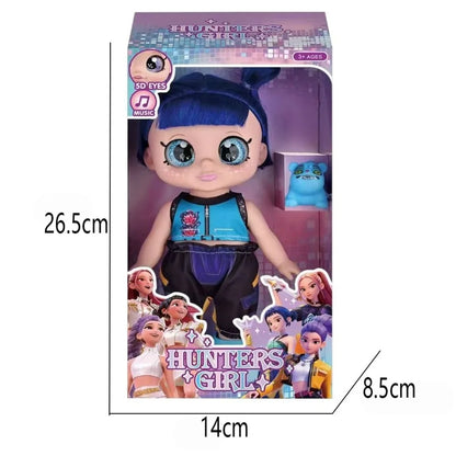 K-Pop Demon Hunters Doll: Hasbro Musical & 5D Glitter Eyes