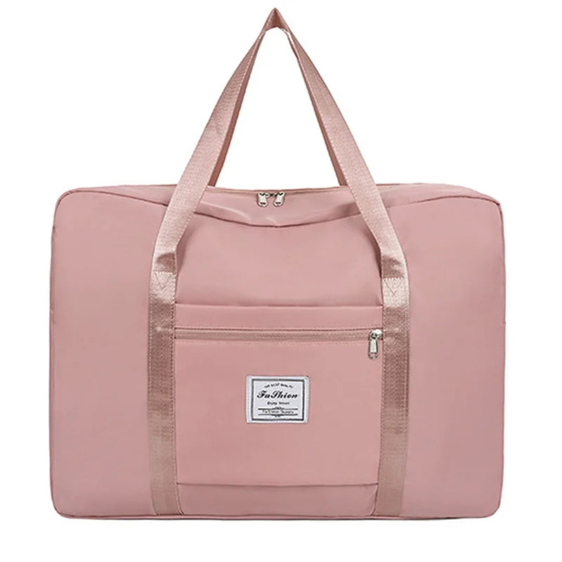 Folding Travel Bags Large Capacity Waterproof Luggage Tote Handbag Travel Duffle Bag Gym Yoga Storage Shoulder Bag For Women
