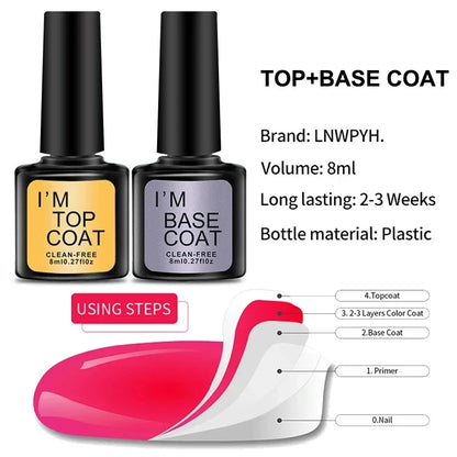 Gel Nail Polish Kit With UV Nail Lamp Electric Nail Drill Machine Soak OFF Gel Nail Kit Base&Top Coat Gel Polish Nail Tools Set