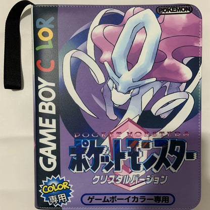 New Gb Pikachu Cartoon Anime Battle Card Booklet Zipper Binder