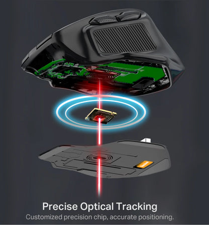 E-YOOSO X-31 Pro USB Gaming Large Mouse Support Bluetooth 2.4G Wireless PAW3212 4800 DPI for gamer Mice computer laptop PC