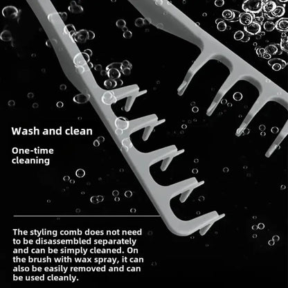 New Volumizing Wide-Tooth Hair Styling Comb Textured Styling Comb Korea Style Seam Covering Bangs Hair Combs For Men