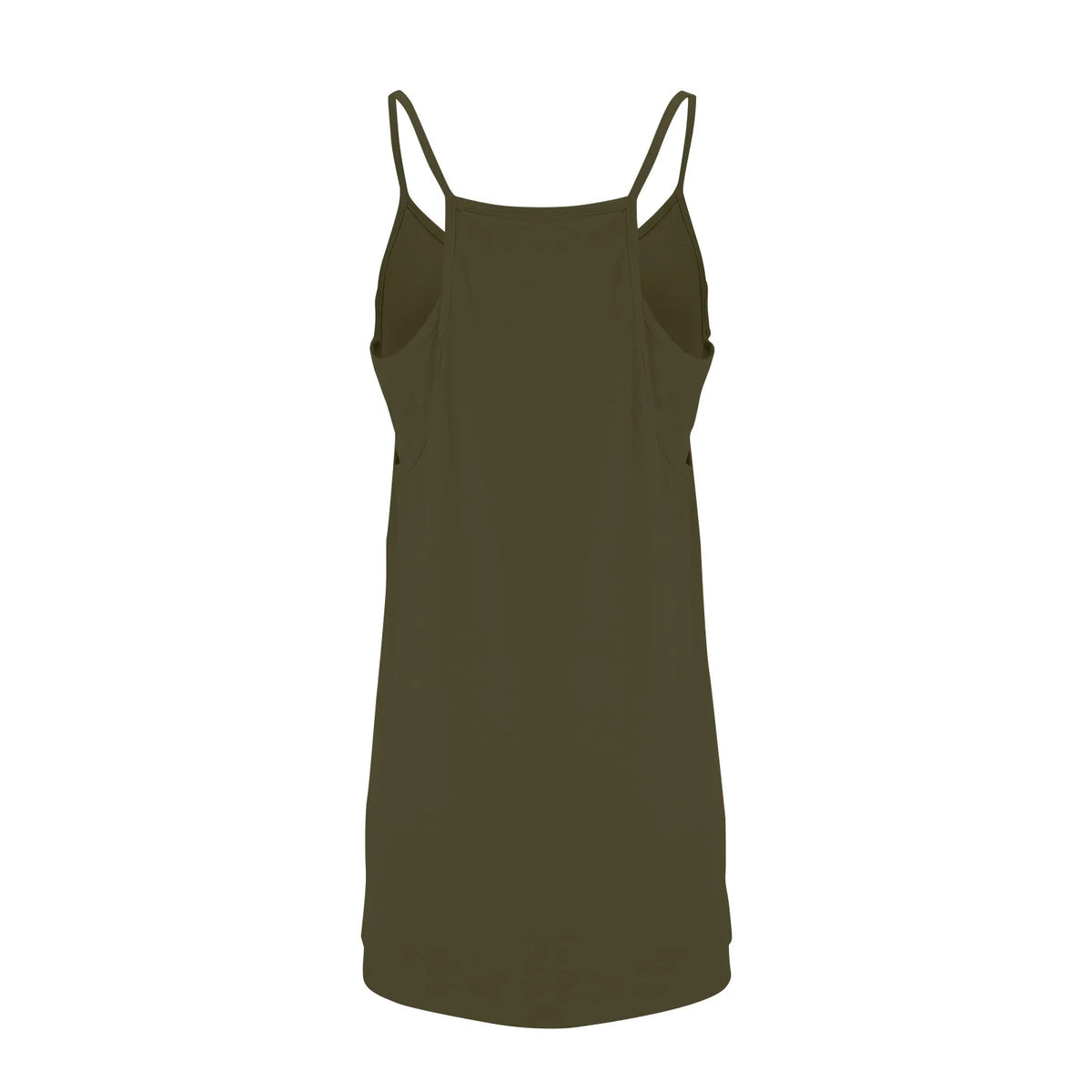 Women's Tennis Dress Solid Color Pocket Sexy Suspender Fake Two-piece Loose Breathable Comfortable Sports Dress