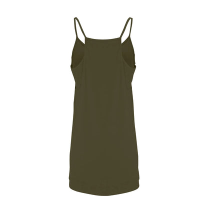 Women's Tennis Dress Solid Color Pocket Sexy Suspender Fake Two-piece Loose Breathable Comfortable Sports Dress