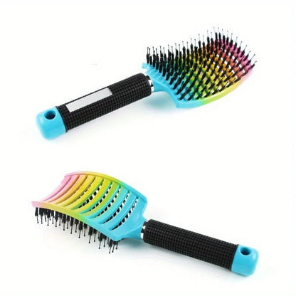 1pc Magic Scalp Massage Hair Brush for Women - Professional Detangling Tool for Wet Curly Hair - Hairdressing Tool