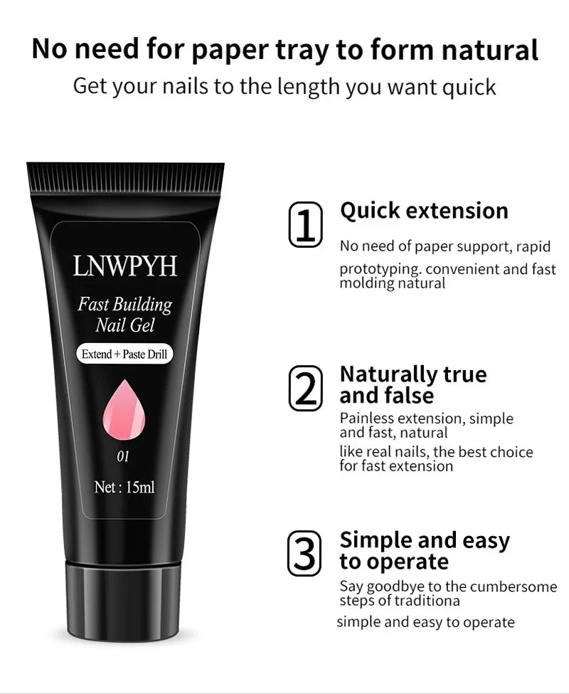 Gel Nail Polish Kit With UV Nail Lamp Electric Nail Drill Machine Soak OFF Gel Nail Kit Base&Top Coat Gel Polish Nail Tools Set