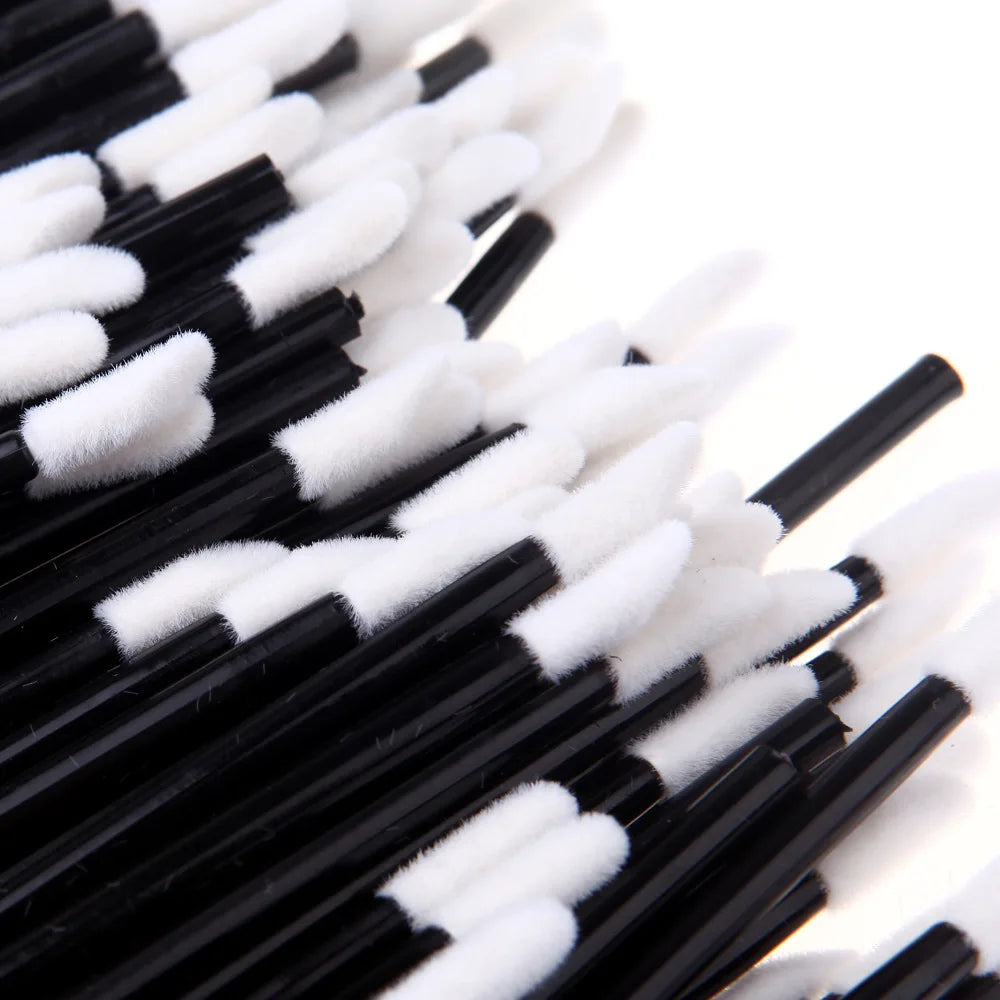 Wholesale 50/1000pcs Lip Brushes Applicators Eyelashes Brush Lipstick Brush Lip Gloss Applicator Wands Makeup Beauty Tool