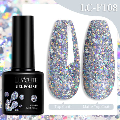 LILYCUTE 7ml 9D Cat Magnetic Gel Nail Polish Iridescent Magnet Semi Permanent Soak Off UV LED Manicure For Nail Art Gel Varnish
