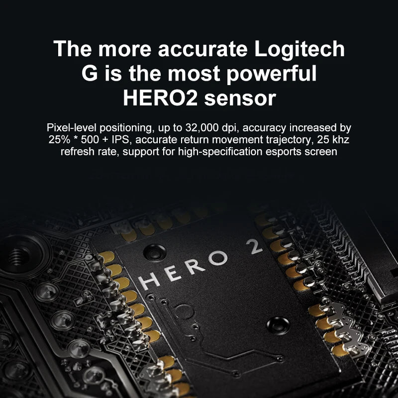 Logitech PRO X  SUPERLIGHT 2 GPW3 Wireless Mouse Gaming Mouse Gpw Second Generation Upgrade Hero2 Sensor