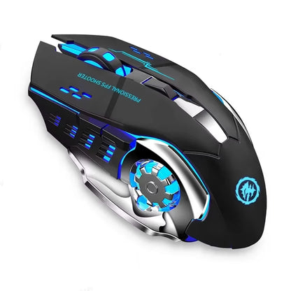 2.4G Wireless Mouse USB Bluetooth Mecha Gaming Mouse Rechargeable Silent Backlight Mice Ergonomic Office Mice Game Accessories