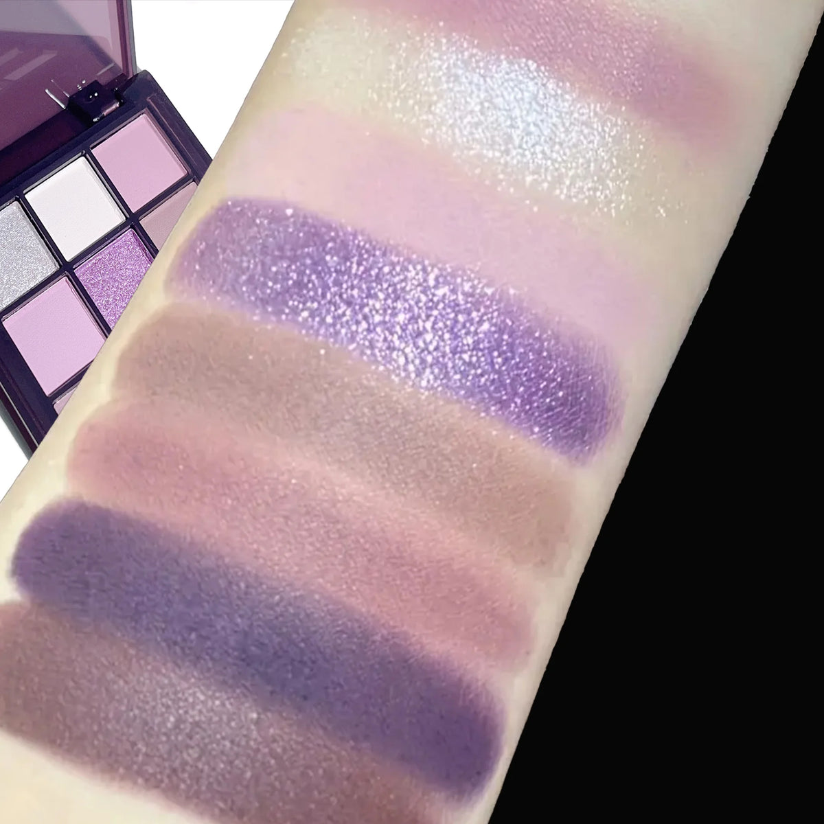 Purple charm dream girl nine-color eye shadow plate smoke purple low saturated pearl matte purple spicy multi-color eye shadow