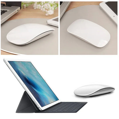 Lenovo Wireless Mouse Rechargeable Bluetooth 5.0 Silent Surface Touch Mice Ultra-thin Magic Mouse For Laptop Ipad Mac PC Macbook