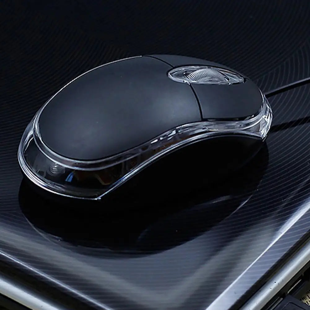 1Pc Wired USB Optical 3-Button Mouse 1000 DPI Wired Mouse For Home Office Use For Laptop And Desktop Computer