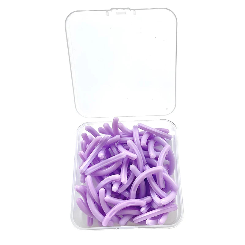 Colored Eyelashes Curler Replace Rubber 30pcs/box Black White Blue Elastic Eyelash Curler Replacement Rubber Strips Accessories