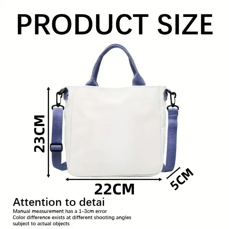 Anime Pokemon Pikachu Canvas Shoulder Bag Cute Cartoon Pattern Print Handbag Boys Girls Leisure Crossbody Bag Birthday Gift