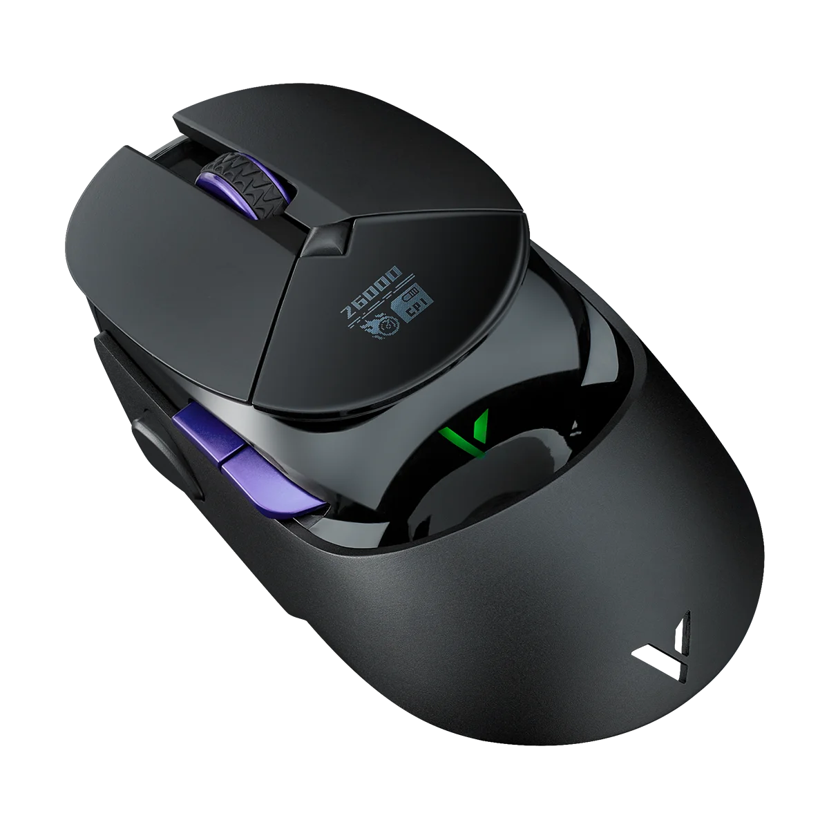 Rapoo VT960PRO Wired/ Wireless Gaming Mouse PAW3395 Sensor 26000 DPI OLED Display 9 Programmable Buttons On-Board Memory Black