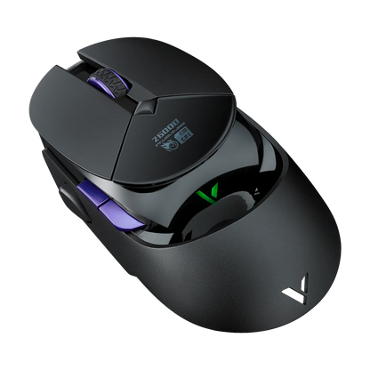 Rapoo VT960PRO Wired/ Wireless Gaming Mouse PAW3395 Sensor 26000 DPI OLED Display 9 Programmable Buttons On-Board Memory Black