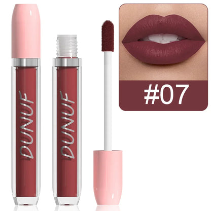 25 Color Velvet Matte Lipstick Liquid Waterproof Sexy Red Matte Lip Glaze Non-Stick Halloween Makeup Not Easy To Fade Lip Gloss