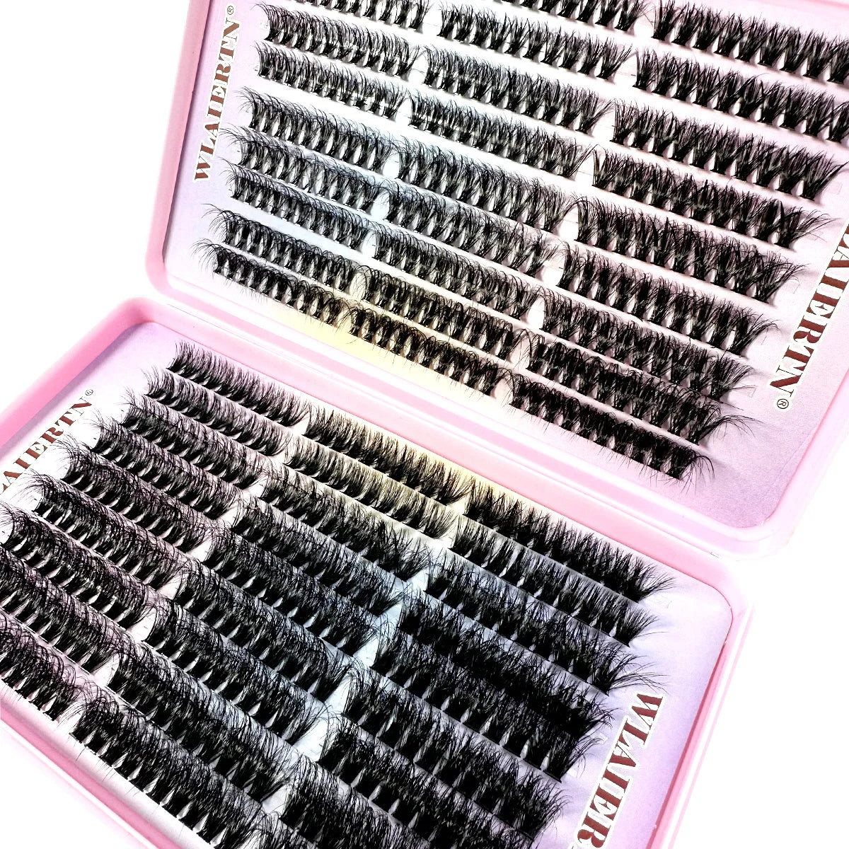 Faux Mink Eyelashes 540Cluster C Curled 9-16mm Mixed Natural Eyelash Extension 3D Russian Strip Personal Eyelash Makeup Tool