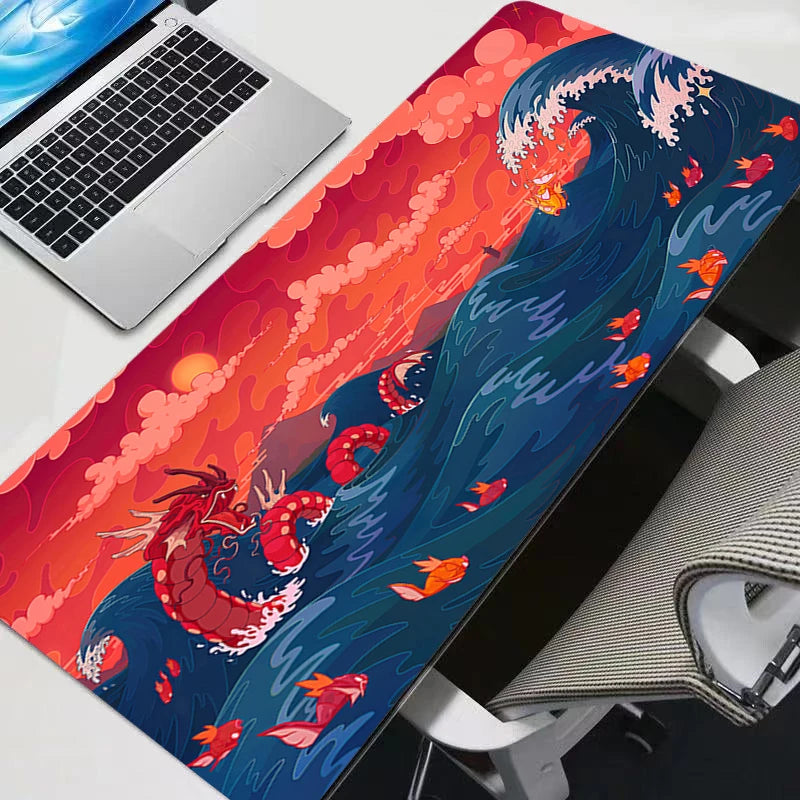 Pokémon Gengar & Ghost-Type XXL Gaming Mouse Pad: Purple Shadow Anime Desk Mat