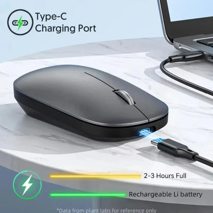 Lenovo Wireless Bluetooth Mouse 2.4G Dual Mode Type-C Charging Silent Ergonomic Portable Laptop Office Gaming Universal Mouse