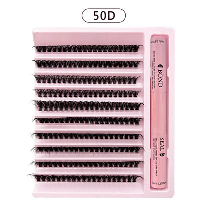 Eyelashes 200 PCS Clusters Lash Bond and Seal Makeup tools DIY Lashes Extension kit for gluing Lashes Gluing Glue Accessories