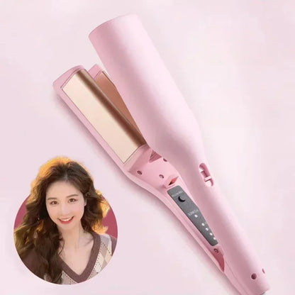32MM Electric Curling Iron Automatic Lambswool Curling Tool Long Lasting Styling French Styling Rotating Anti-Flame Design