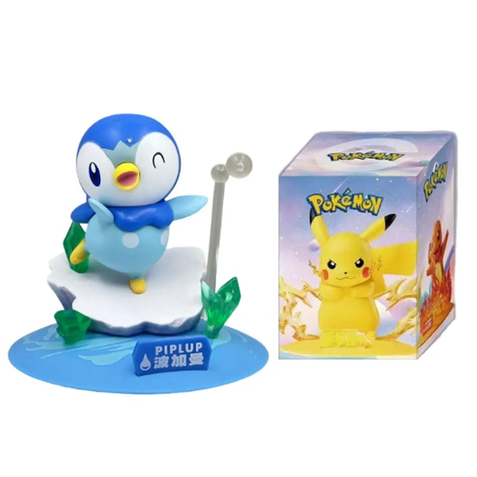 12 style Pok é mon Doll Pikachu Blind Box Anime Models Desktop Decorations Action Figure Collection Pok é mon Toys Birthday Gift