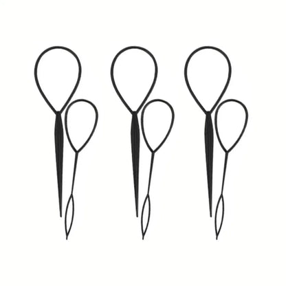 1/3 pcs Plastic Magic Pull Hair Pin Clip Hair Braid Ponytail Maker Accessories Diy Hair Styling Tail Tool Fashion Salon