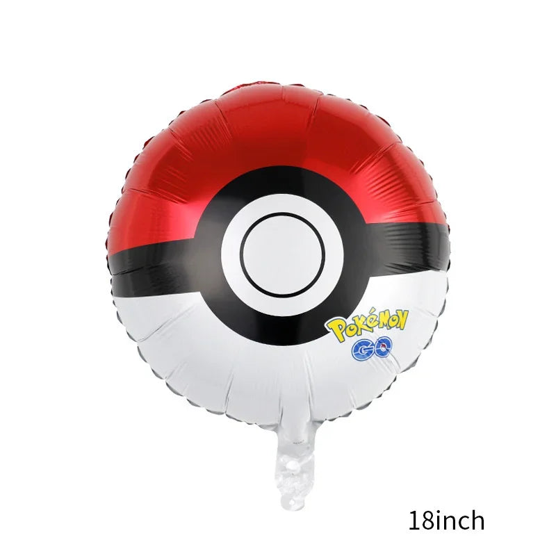 1/6pcs Pikachu Balloon Dream Theme Birthday Party Decorations Pikachu Bulbasaur Theme Party Balloon Decoration Supplies