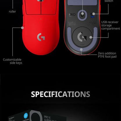 Logitech PRO X SUPERLIGHT 2SE/G304/M330 Dedicated gaming mouse,durable and drop-resistant,suitable for PUBG,LOL,and general use