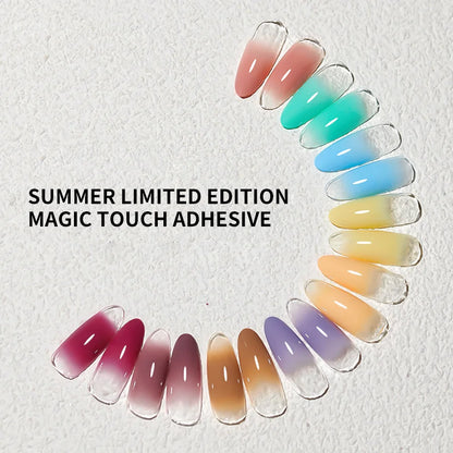 20 Colors Pat Painting Gel Nail Polish Set With Sponge Gradient Semi Permanent Soak Off UV LED Nail Art Gel Varnishes For Nails