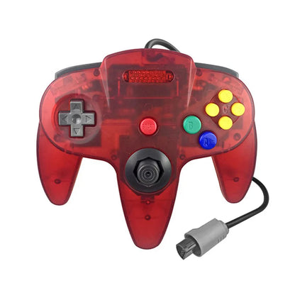 Wired Transparent Gaming Joystick for N64 Gamepad Game Controller for N64 Console