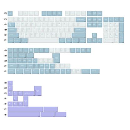 KBDiy GMK Keycap Double Shot GMK Olivia Shoko Jamon WOB Red Samurai Botanical PBT Keycaps Cherry Profile for Mechanical Keyboard