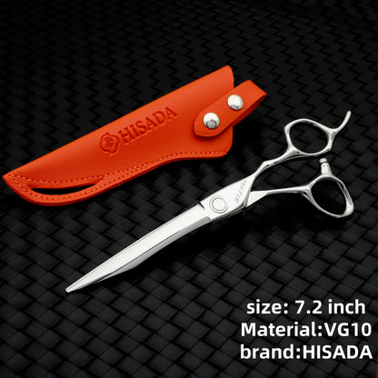 HISADA hairdressing scissors	professional barber scissors 6.0  Inch scissors VG10 material professional barber scissors
