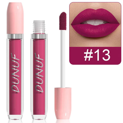 25 Color Velvet Matte Lipstick Liquid Waterproof Sexy Red Matte Lip Glaze Non-Stick Halloween Makeup Not Easy To Fade Lip Gloss