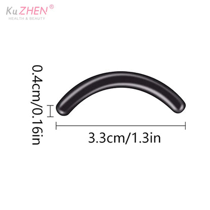 Colored Eyelashes Curler Replace Rubber 30pcs/box Black White Blue Elastic Eyelash Curler Replacement Rubber Strips Accessories