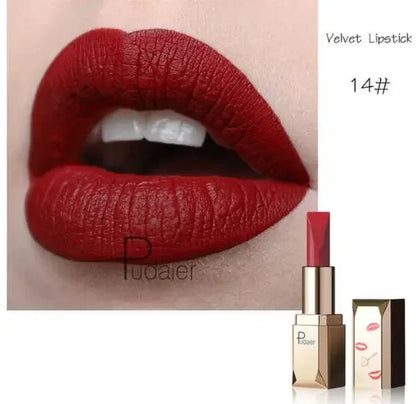 New Sexy Nude 26 Color Cosmetics Lip Stick Moisturizer Long Lasting Lips Batom Makeup Matte Black Lipstick Waterproof maquiagem