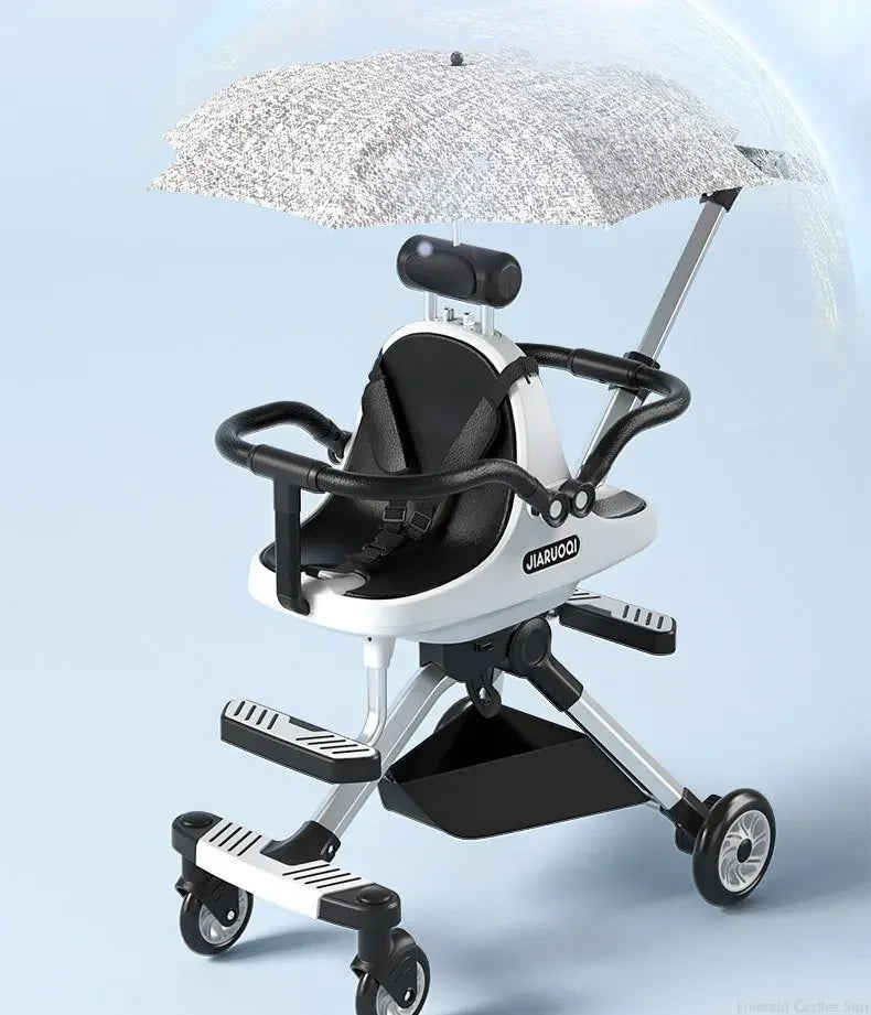 Lightweight Double Stroller with Canopy for Infants & Toddlers Travel Twin Umbrella Stroller Compact Easy Fold Aluminum Frame