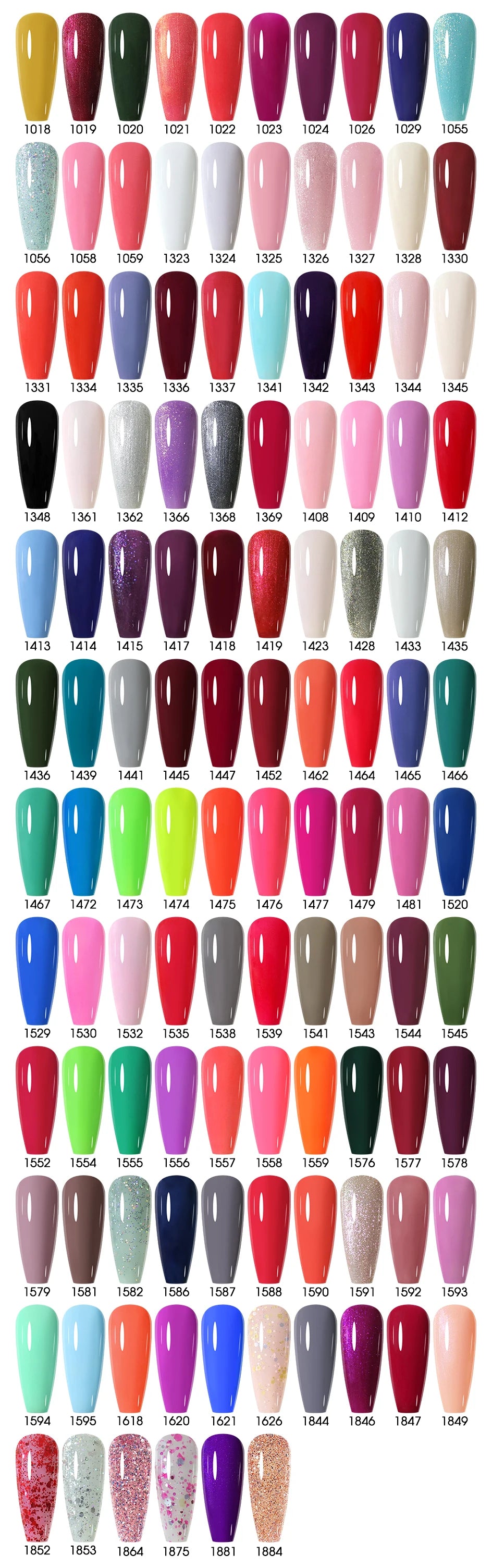 NAILCO 15ml Gel Nail Polish Set 30pcs/Lot Gel Polish Nail Soak Off UV LED Semi-Permanent Varnishes Nail Art Salon Free Shipping