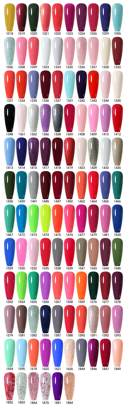 NAILCO 15ml Gel Nail Polish Set 30pcs/Lot Gel Polish Nail Soak Off UV LED Semi-Permanent Varnishes Nail Art Salon Free Shipping