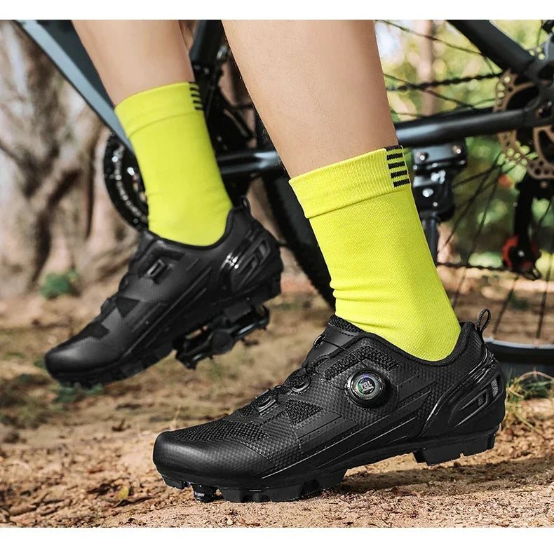 Road Cycling Shoes male Breathable Summer Self-Locking Cleat Non-slip Mountain Bicycle Shoe Men's spd racing Sneaker Lightweight