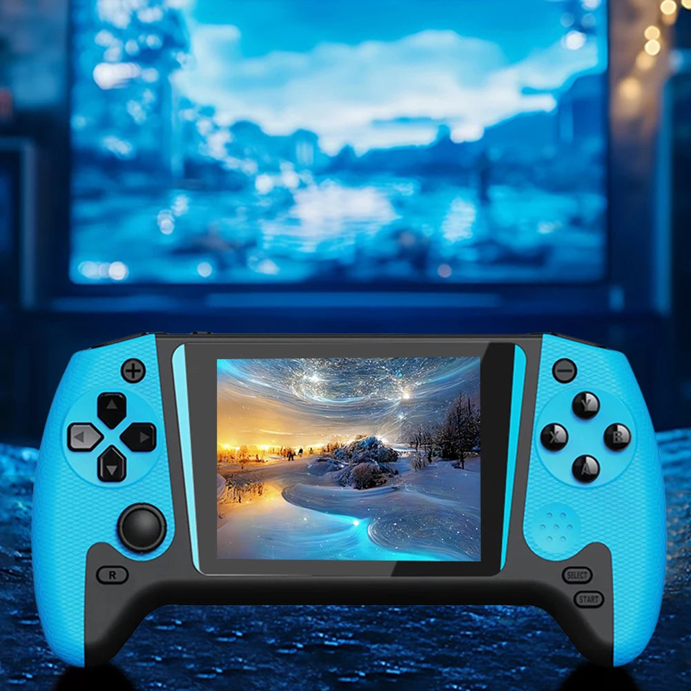 Retro Handheld Game Console 3.5inch LCD Screen TV Connect Gaming Console Portable Game Console for Kids Adults for Single Player