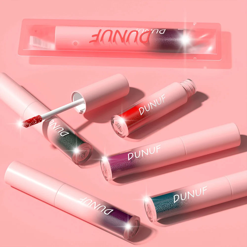 18 Color Sexy Red Diamond Glitter Lip Gloss Metallic Waterproof Long Lasting Matte Shimmer Liquid Lipstick Women Makeup Cosmetic