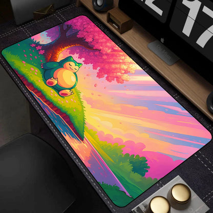 Mouse Pad Gamer XXL Mouse Mat P-pokemon Desk Mats Table of Office Carpet Gamer Natural Rubber Mice Pad Lockrand Mousepad 90x40cm